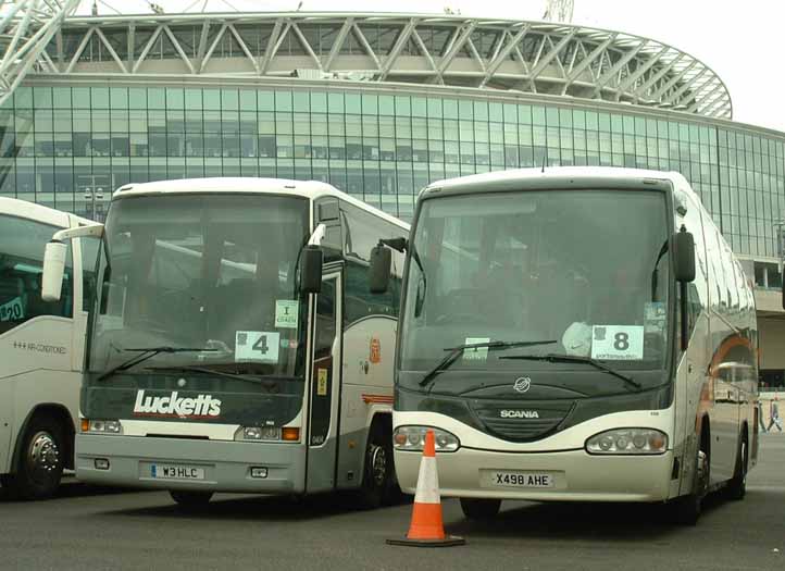 Lucketts Mercedes O404 Hispano 4923 & Scania L94IB Irizar Century 5350